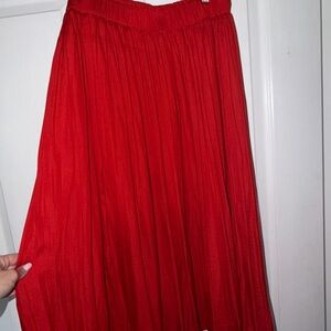 GAP Vibrant Red A-Line Skirt